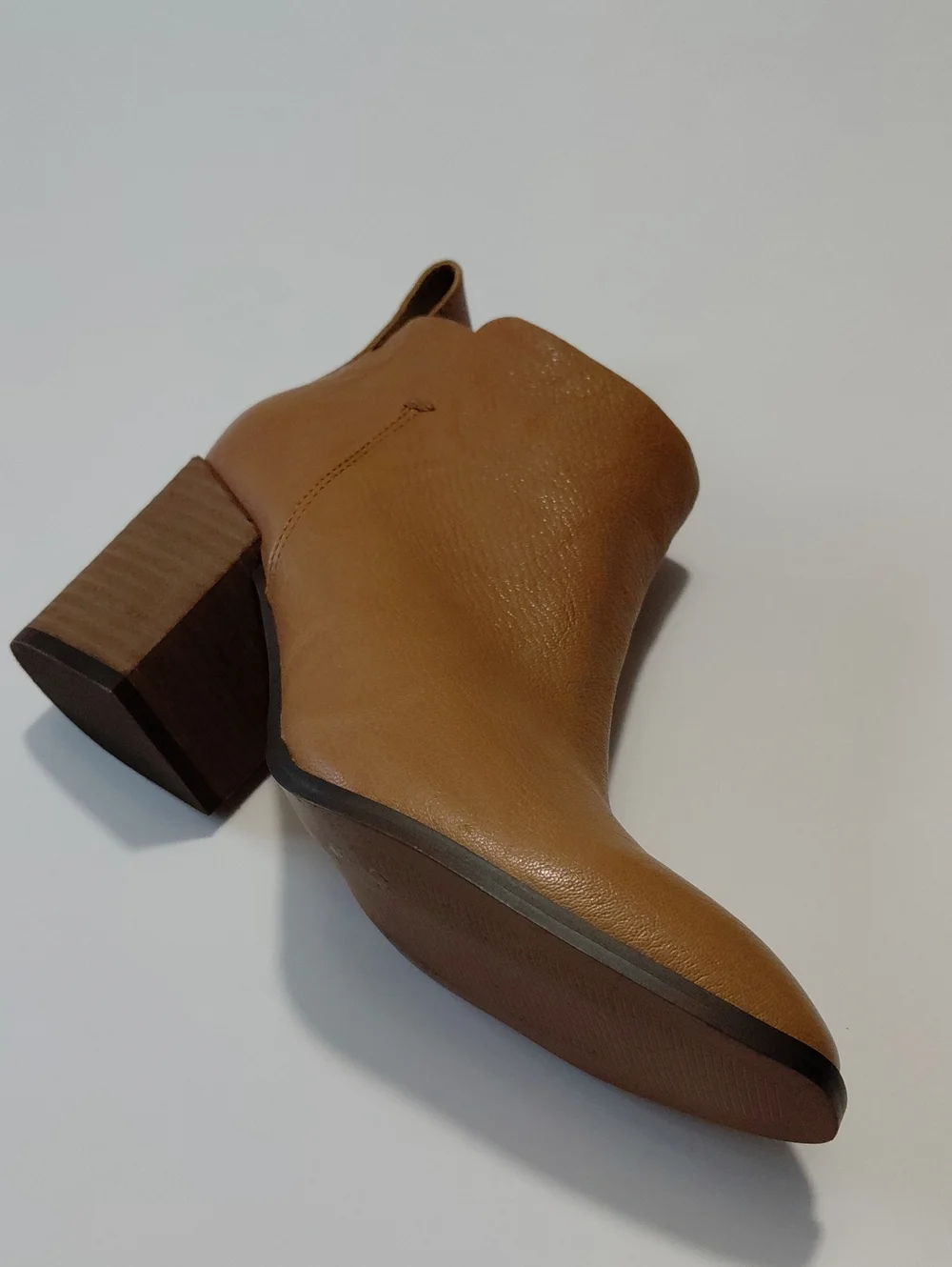 VIONIC Women's  Lyssa Tan Leather Ankle Boots Size 6.5